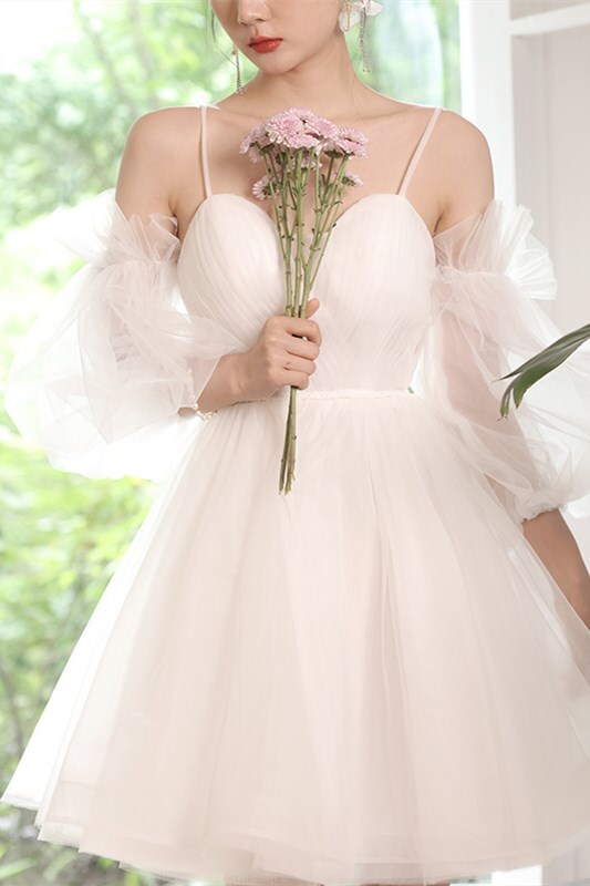 Sunshine Yellow A-line Yellow Short Party Dress