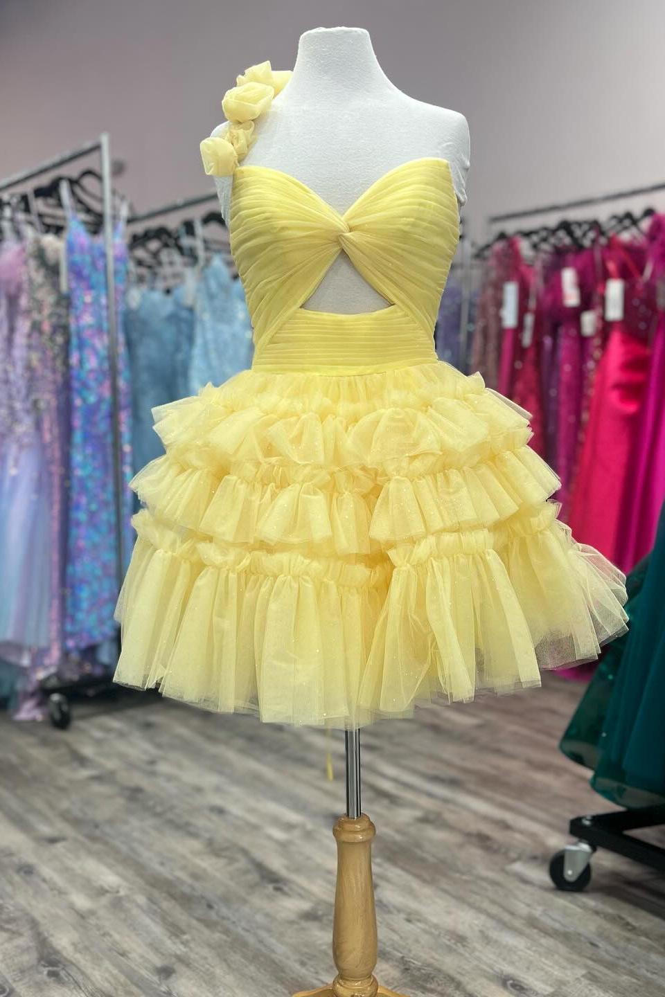 navy blue dress for baby girl Jasmine Poplin A-Line Mini Dress - Yellow