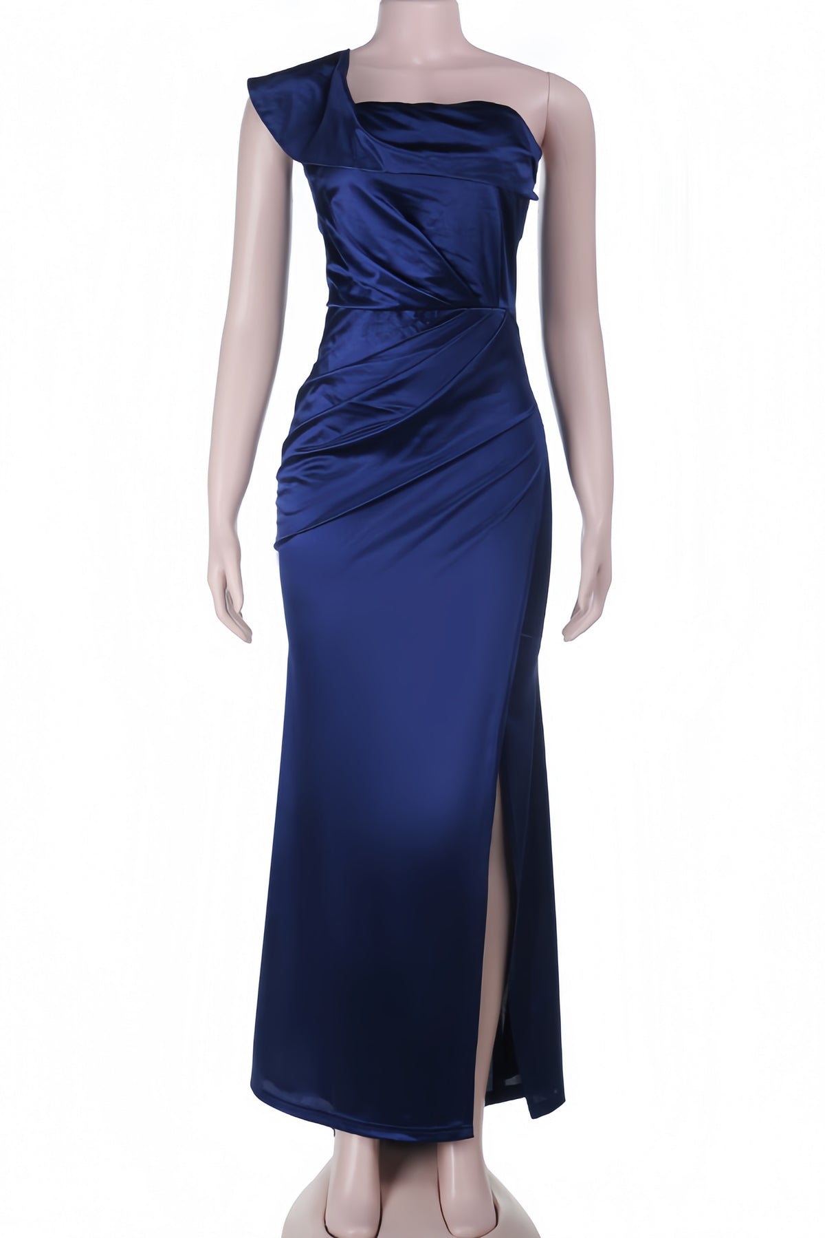 One-shoulder Bodycon Side Slit Dress