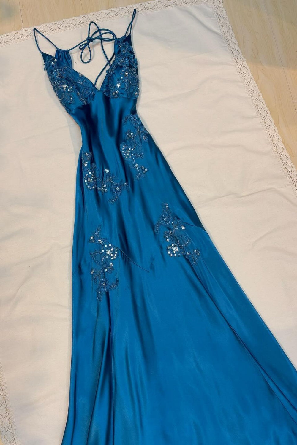 Lime Green Appliques Soft Satin Long Party Dress Dressesforparty Lime Green Appliques Soft Satin Long Party Dress Dressesforparty