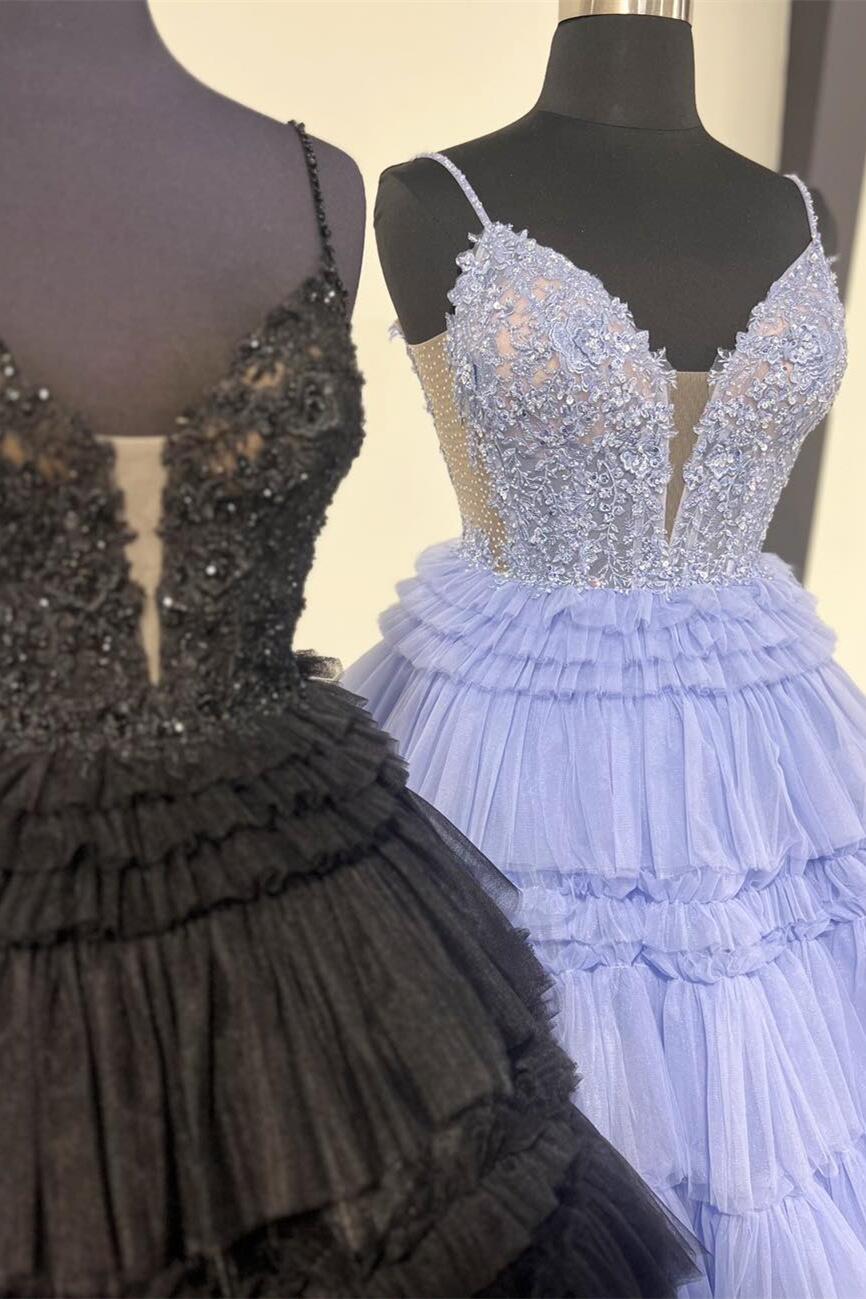 Ruffled Tulle Statement Tent Dress (Long)