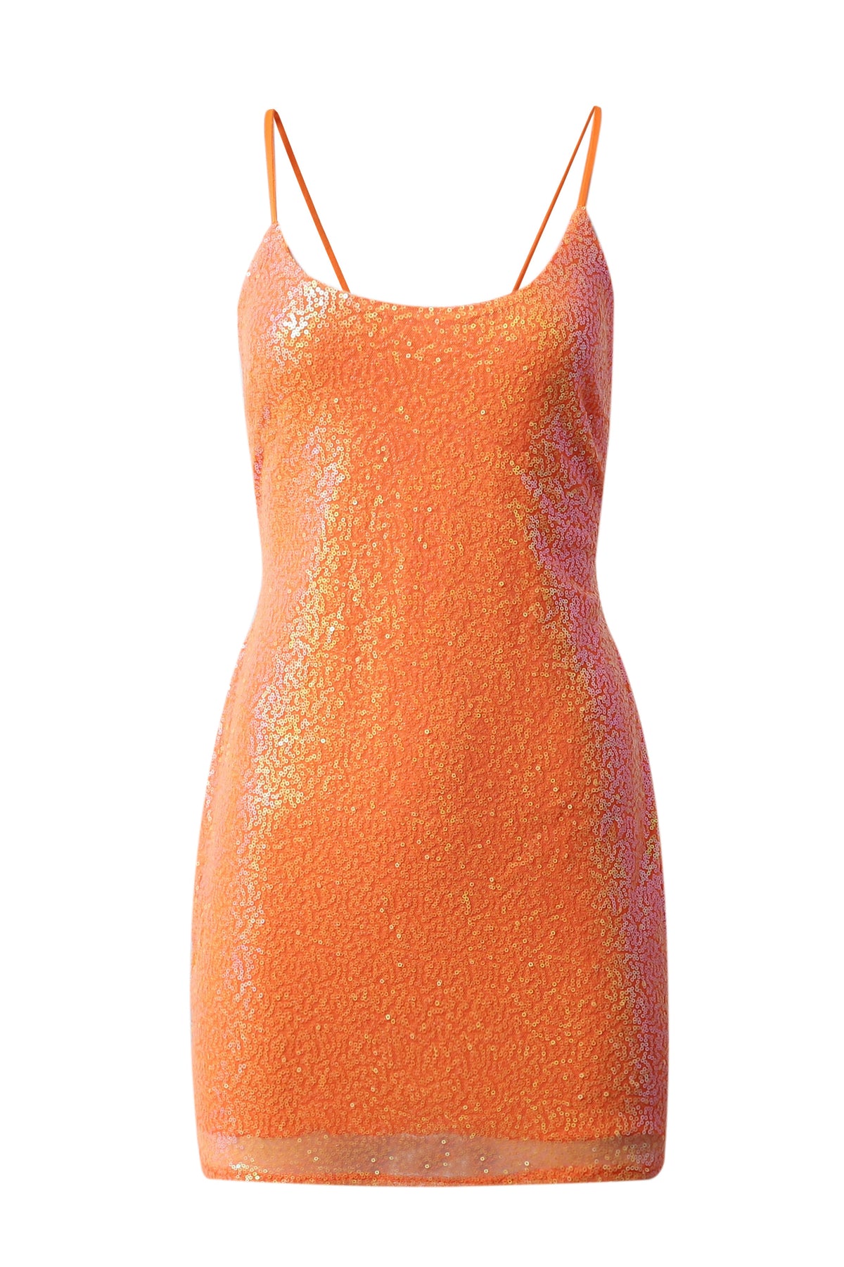 Orange Sequin Bodycon Cami Mini Dress Dressesforparty Orange Sequin Bodycon Cami Mini Dress Dressesforparty