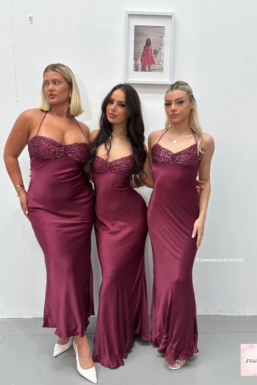 Fitted Burgundy Halter Neck Halter Dress Dressesforparty Fitted Burgundy Halter Neck Halter Dress Dressesforparty