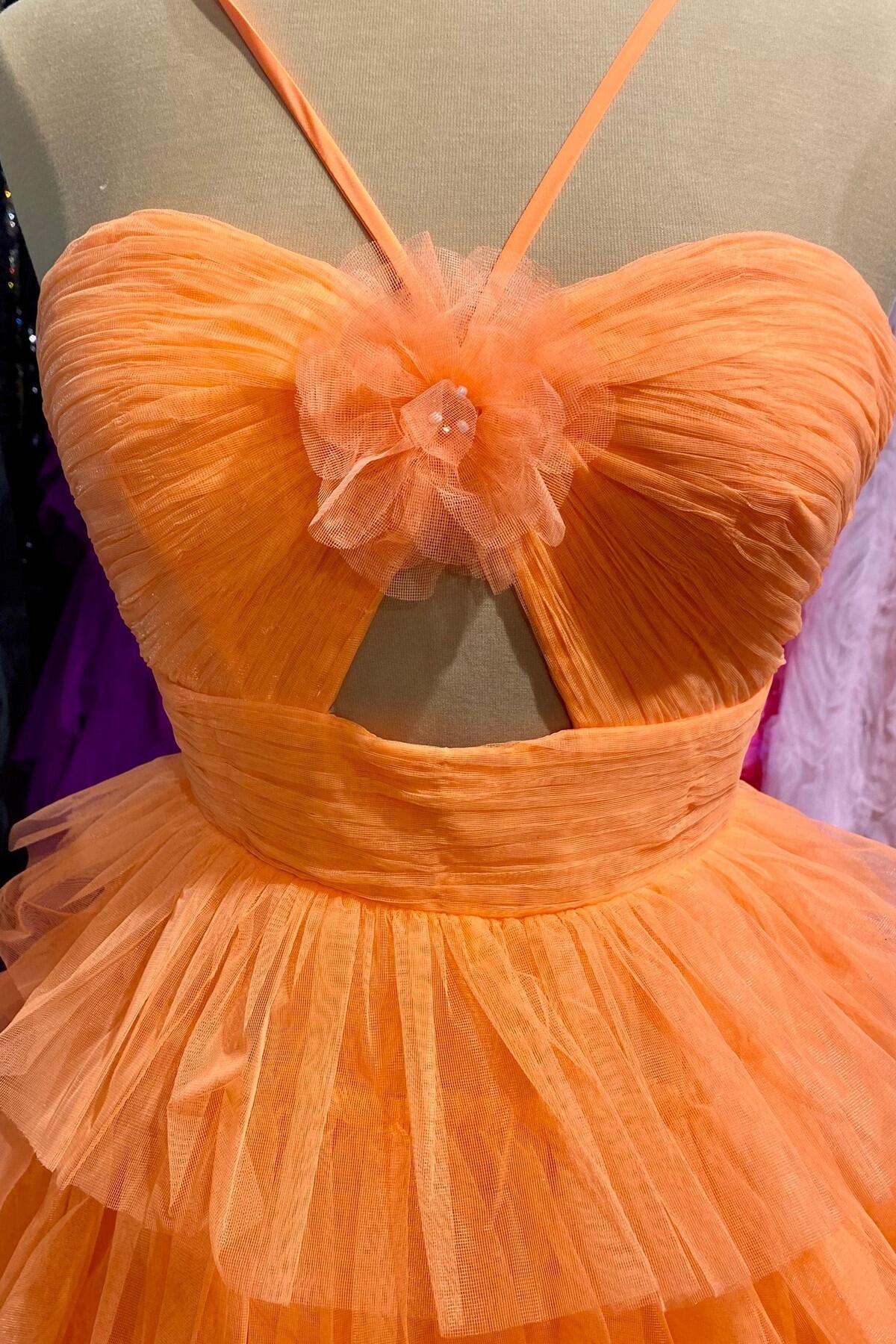 Hot Pink Halter Tulle Tiered Short Party Dress Dressesforparty Hot Pink Halter Tulle Tiered Short Party Dress Dressesforparty