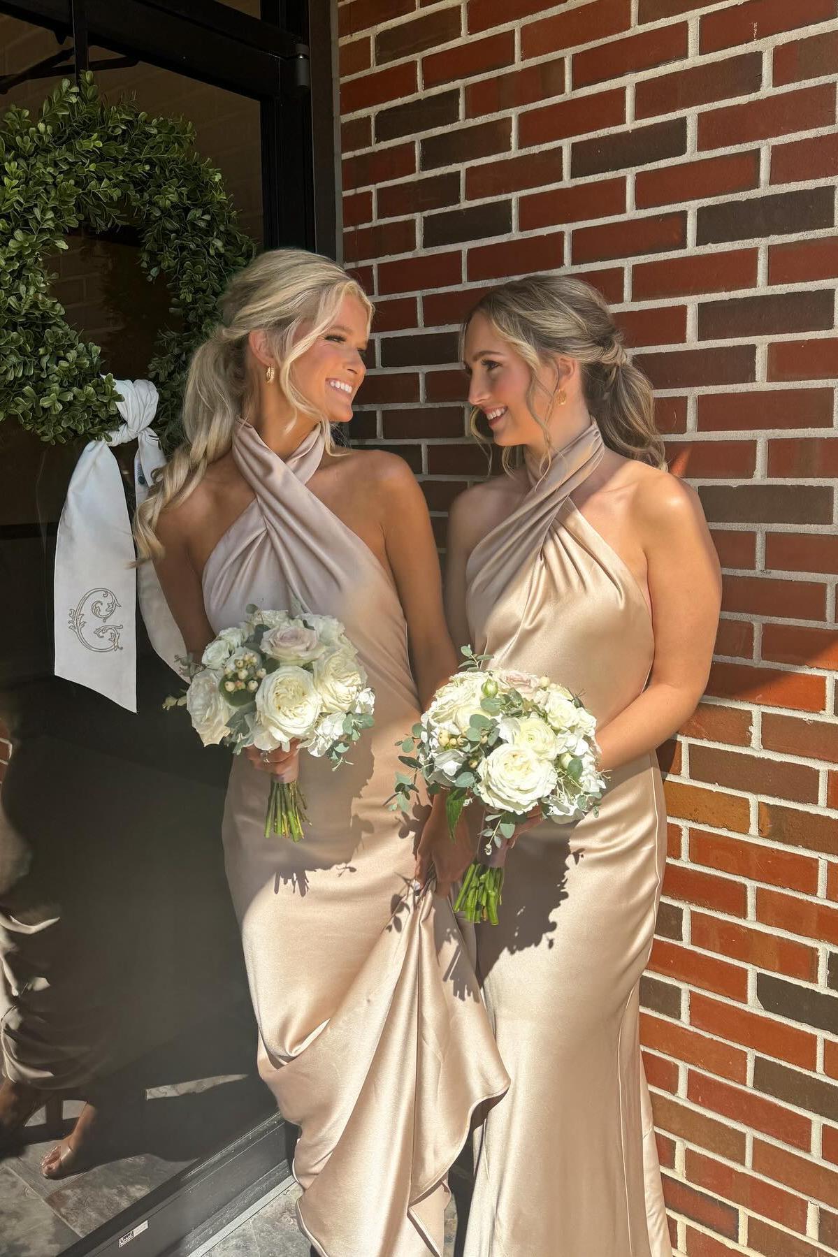Halter Moss Green Sheath Bridesmaid Dress Dressesforparty Halter Moss Green Sheath Bridesmaid Dress Dressesforparty
