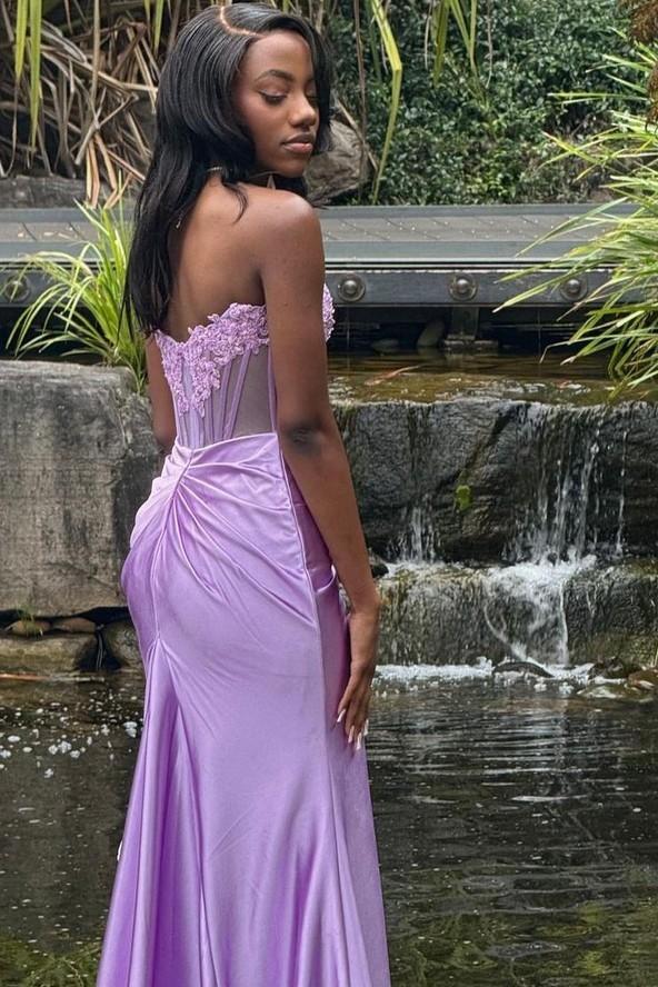 Strapless Red Sheet Appliques Fitted Mermaid Prom Dress Dressesforparty Strapless Red Sheet Appliques Fitted Mermaid Prom Dress Dressesforparty