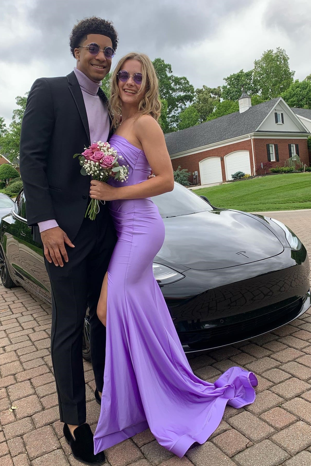 One Shoulder Purple Ruched Fitted Long Party Dress – Dressesforparty One Shoulder Purple Ruched Fitted Long Party Dress – Dressesforparty