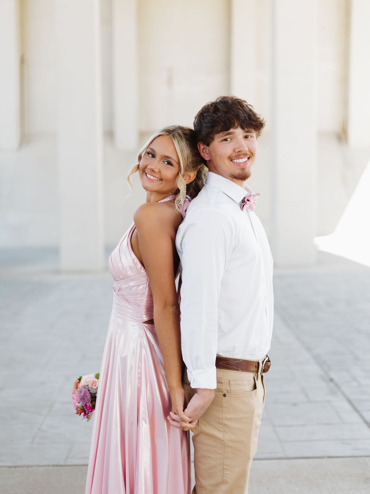 Pink Halter Keyhole A-Line Dress Dressesforparty Pink Halter Keyhole A-Line Dress Dressesforparty