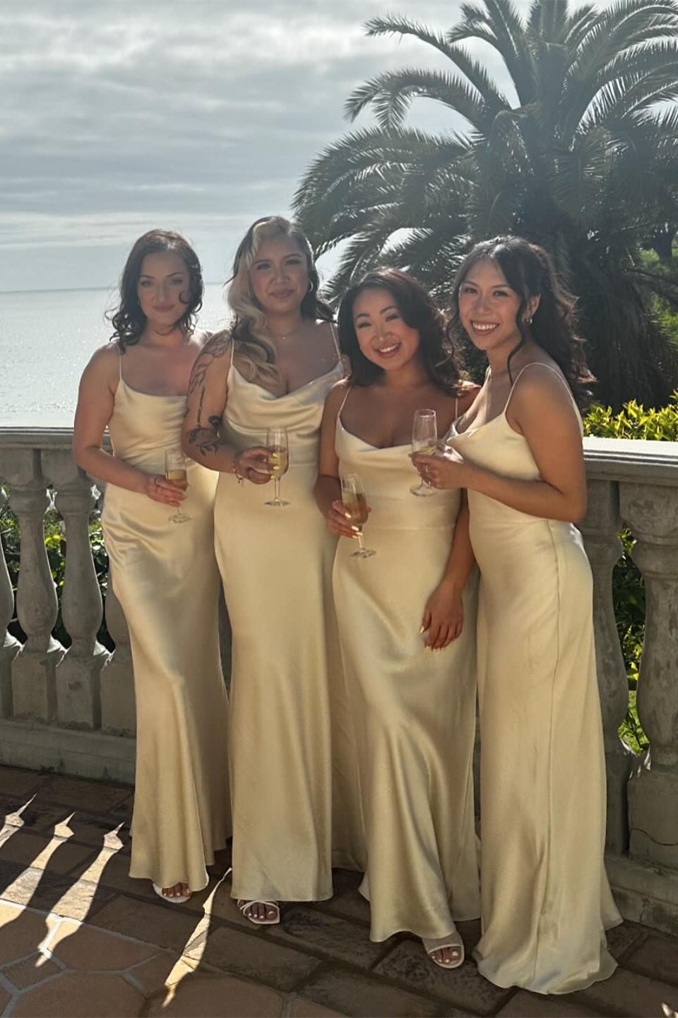 Scoop Yellow Sheath Long Bridesmaid Dress – Dressesforparty