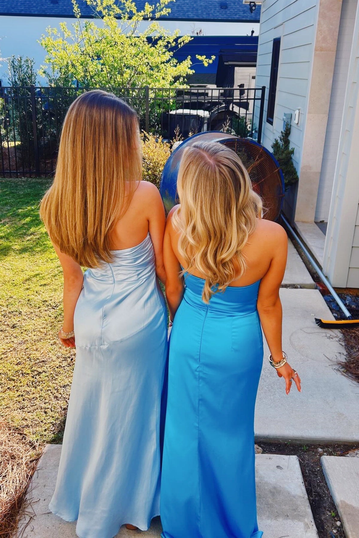 Yellow Ruched Satin Long Dress with Train Dressesforparty Yellow Ruched Satin Long Dress with Train Dressesforparty