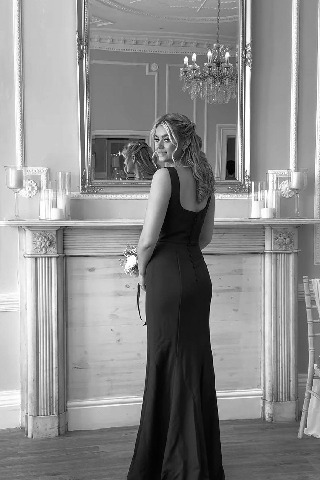 Backless Black Scoop Neck Mermaid Bridesmaid Dress Dressesforparty Backless Black Scoop Neck Mermaid Bridesmaid Dress Dressesforparty