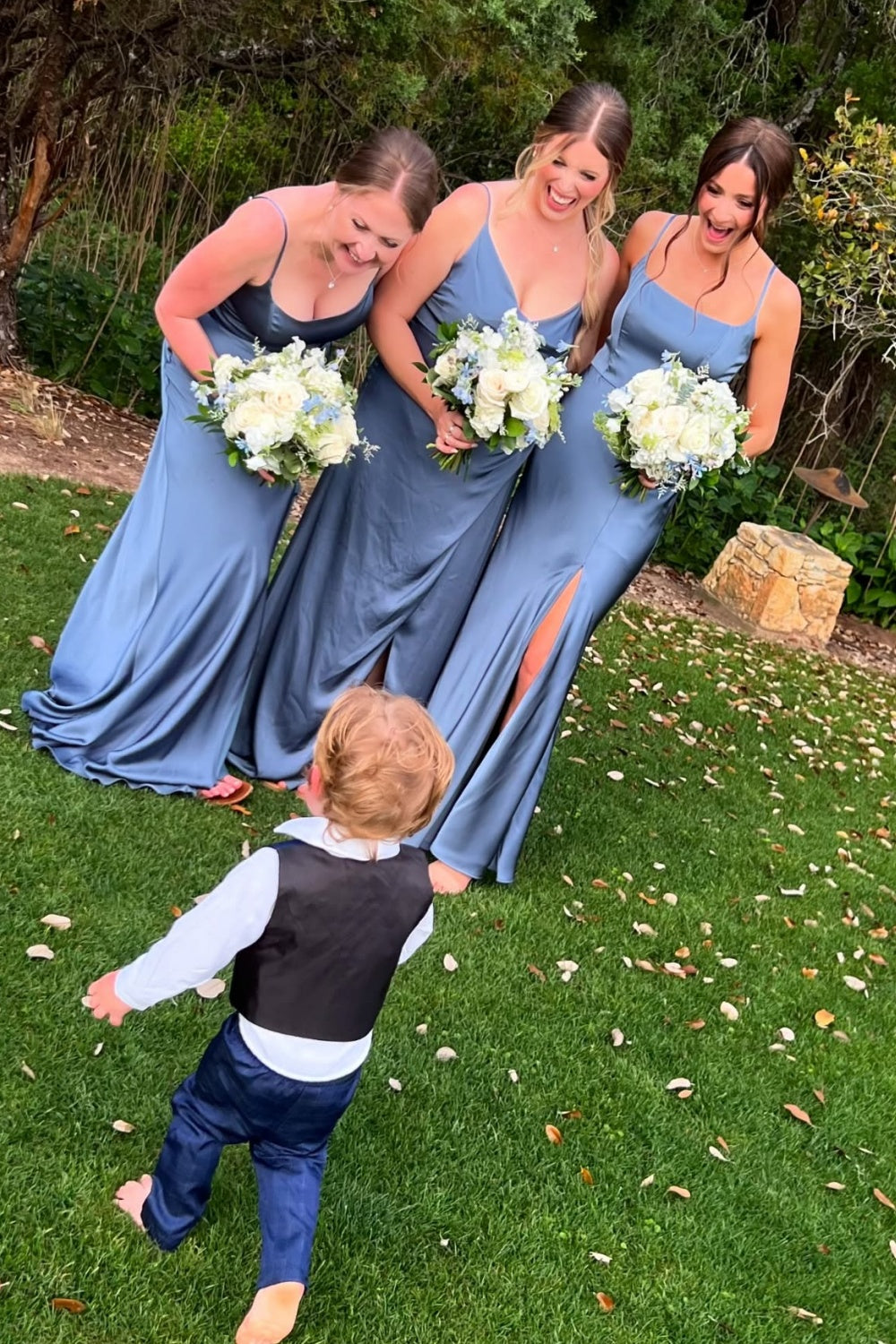 cobalt blue dress for wedding Cobalt Blue Midi Dress for Wedding Guests