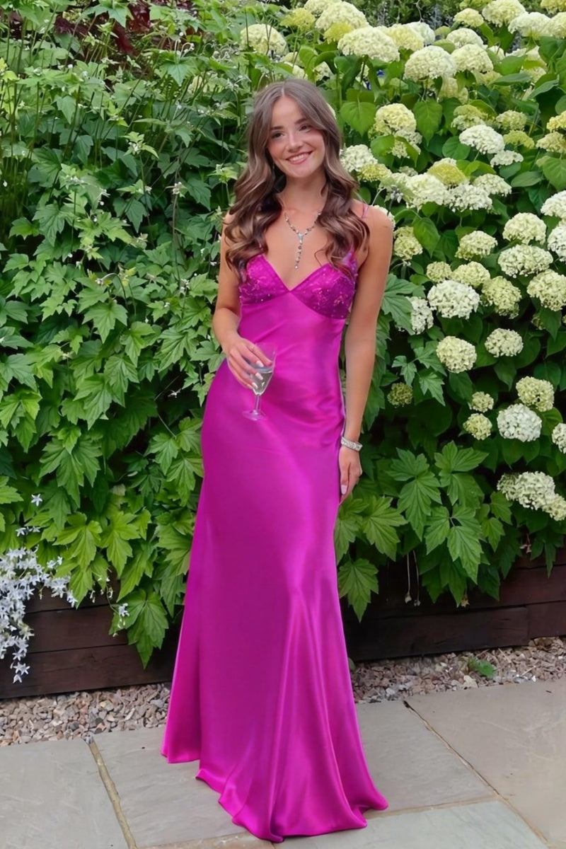 Beaded Blue Soft Satin Sheath Long Dress Dressesforparty Beaded Blue Soft Satin Sheath Long Dress Dressesforparty
