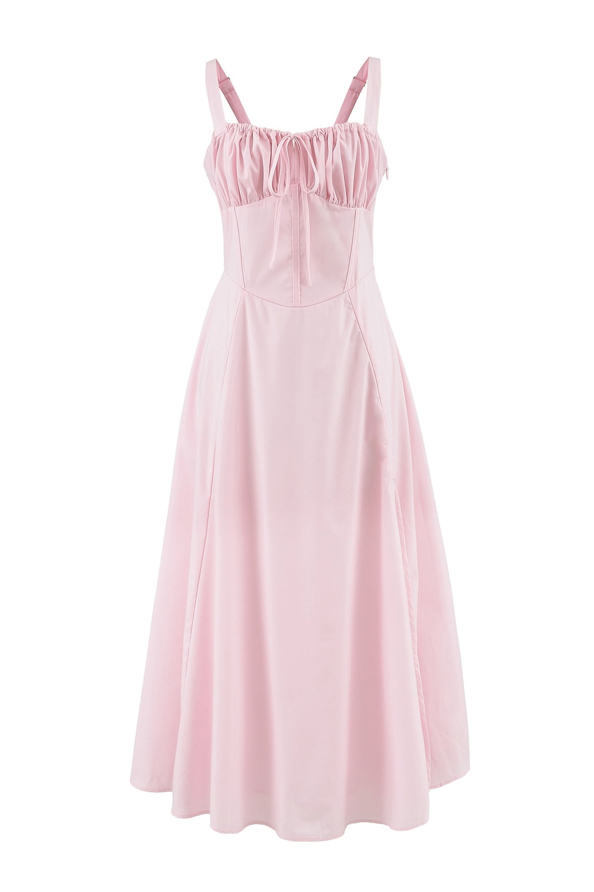 Tie-Waist Fitted Bodycon Dress
