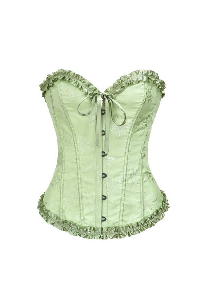 Green Bodycon Sweetheart Bandeau Top