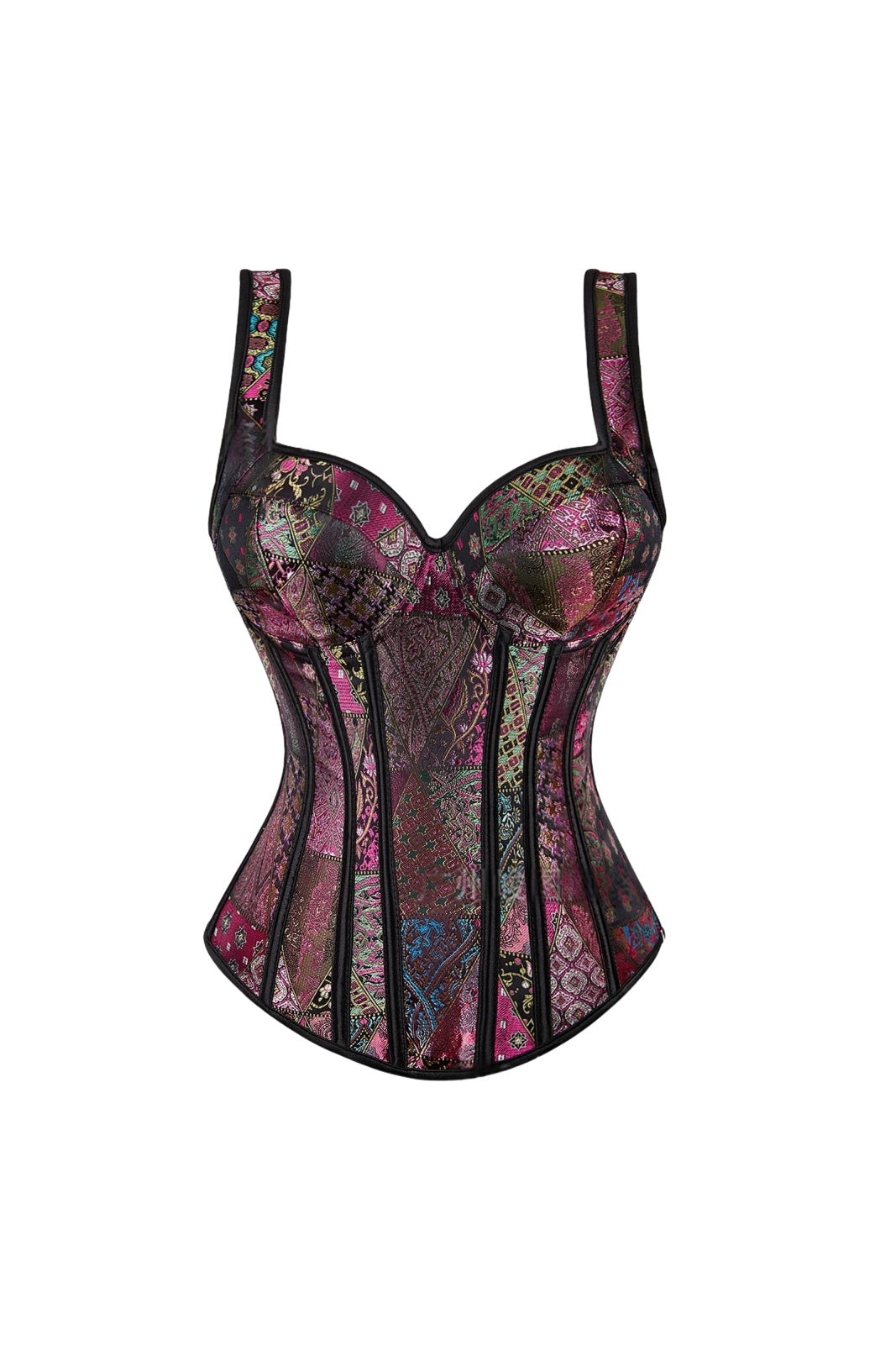 Dark Purple Bodycon Sweetheart Bandeau Top