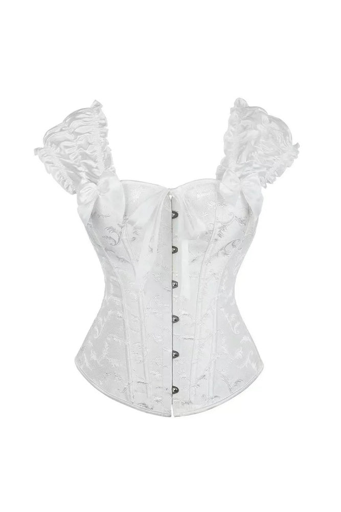 White Bodycon Bow Detail Bandeau Top