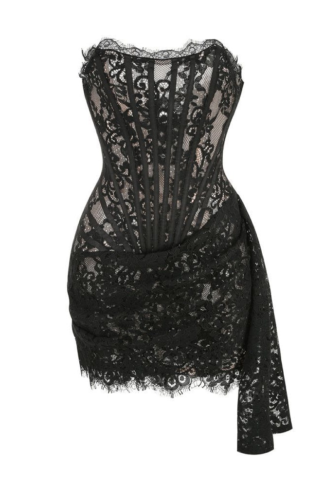 black bodycon tube dress Top Mini – Dressesforparty Imported. Size:3XS - $190.00 cf-size-11-5 Symelo Black Black,Colors Dresser