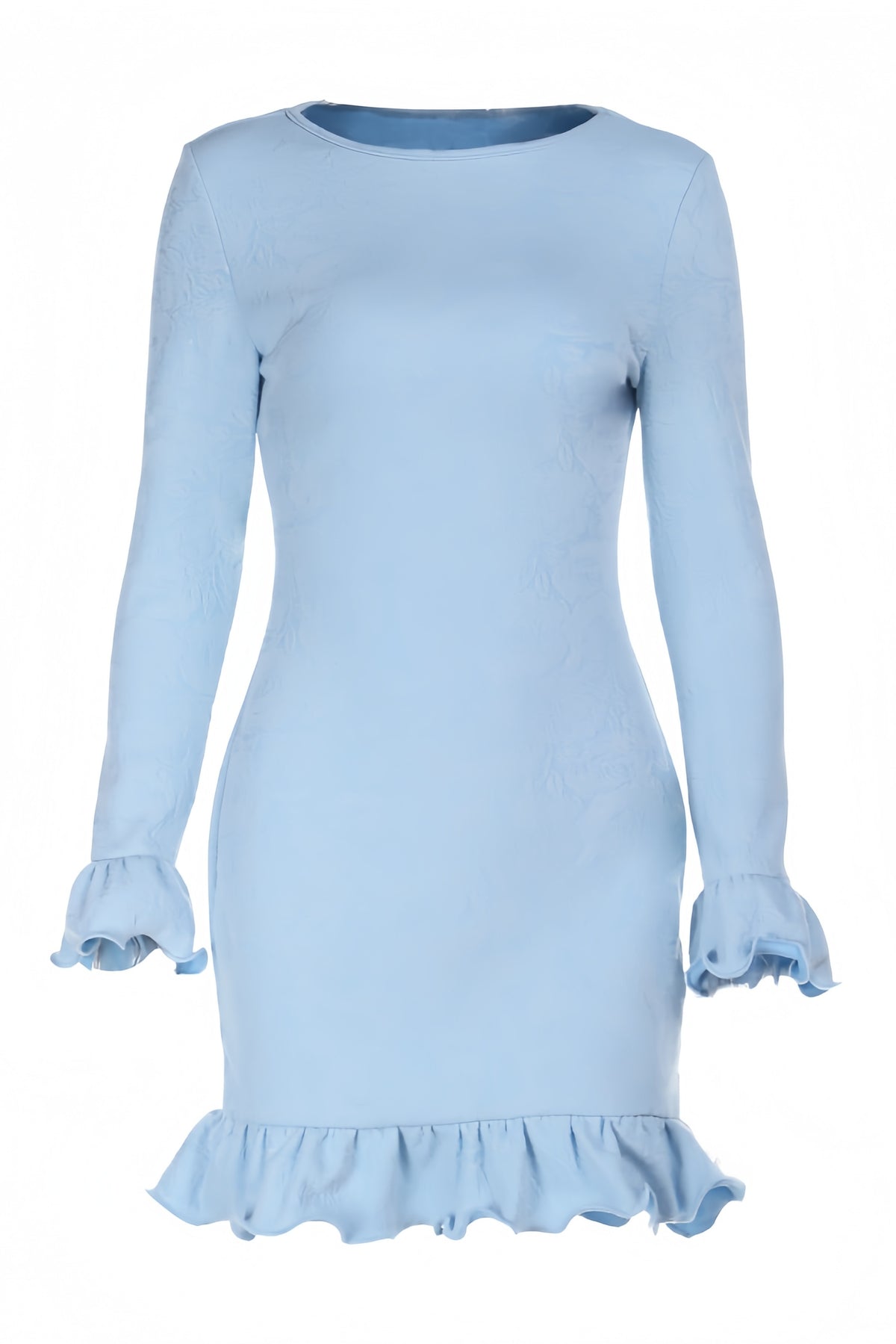 Bodycon Textured Fabric Pullover Dress