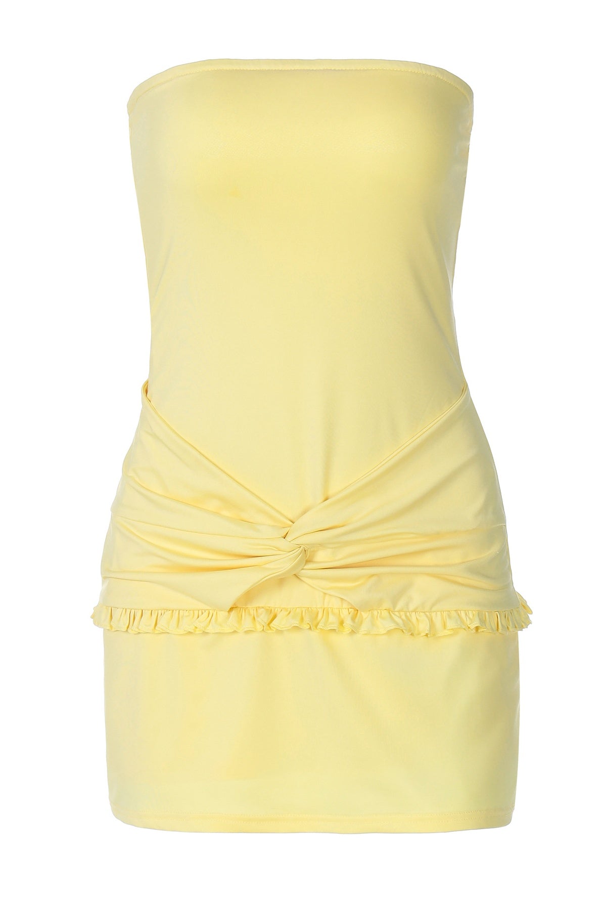 Bodycon Twist at the Waist Mini Dress