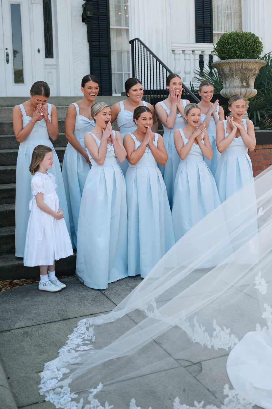 bridesmaid dresses with a bow The Prettiest Bridesmaid Dresses with Bows We're Loving Right Now Kennedy Blue