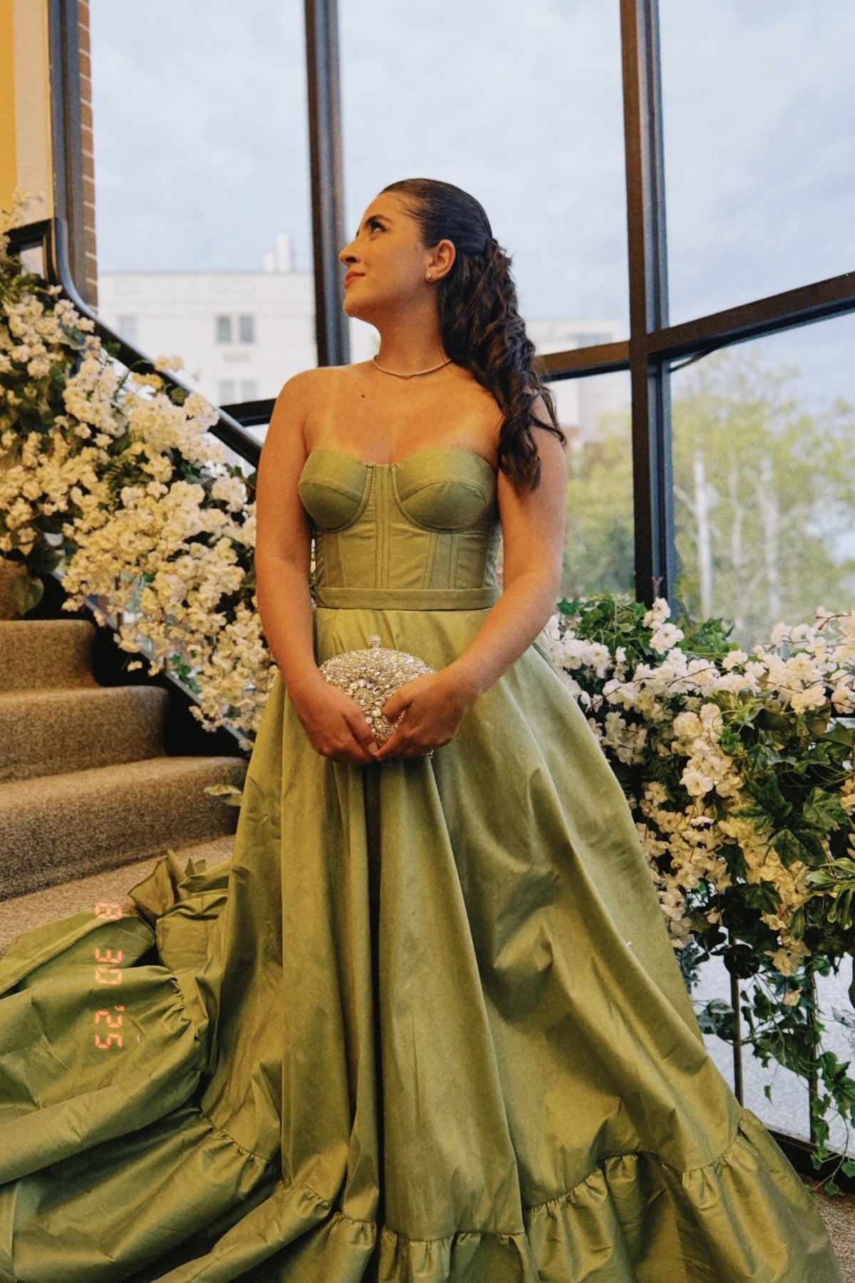 Sage Green Sweetheart A-line Dress