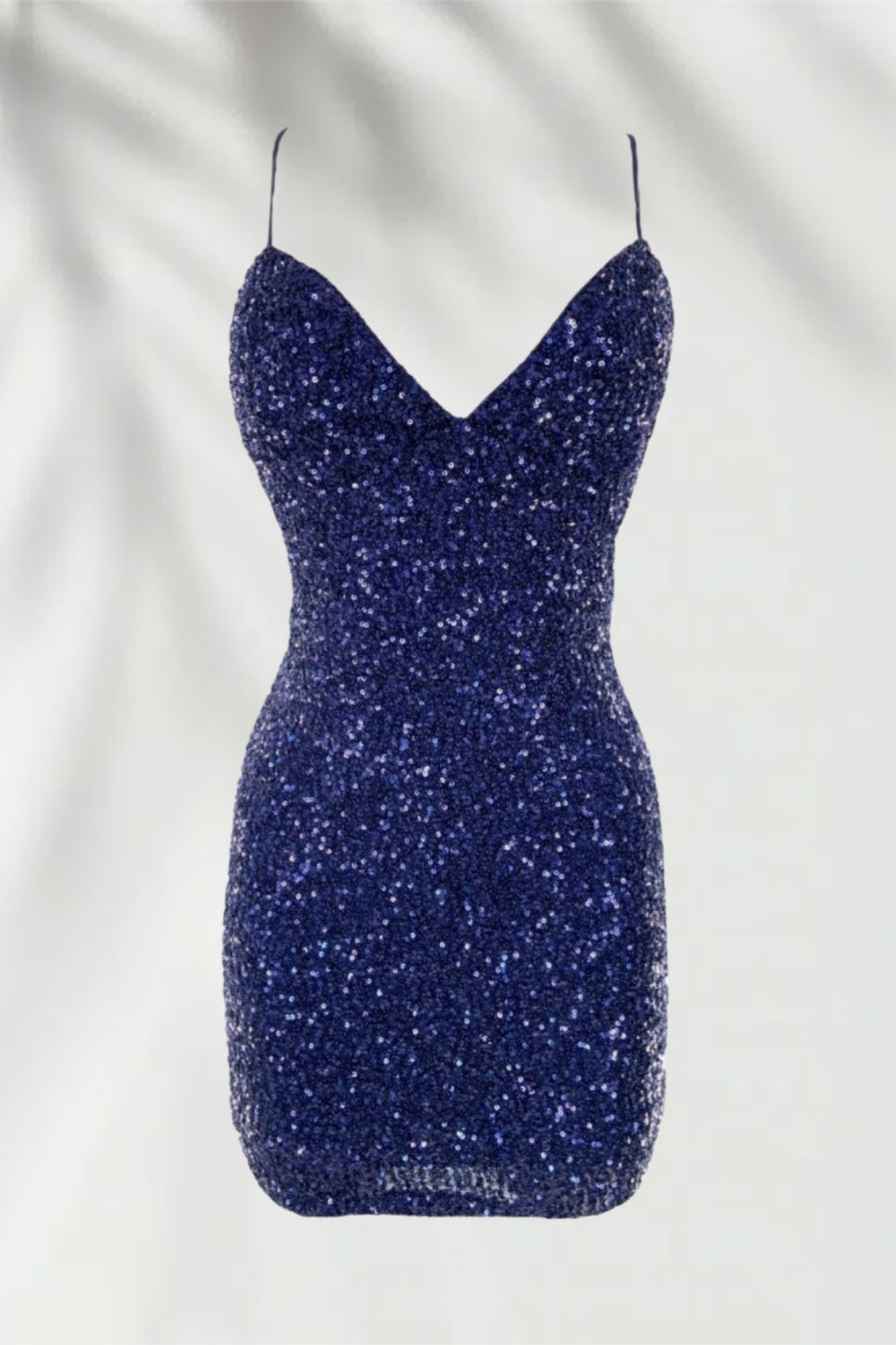 Royal Blue Sequin Bodycon Homecoming Dress