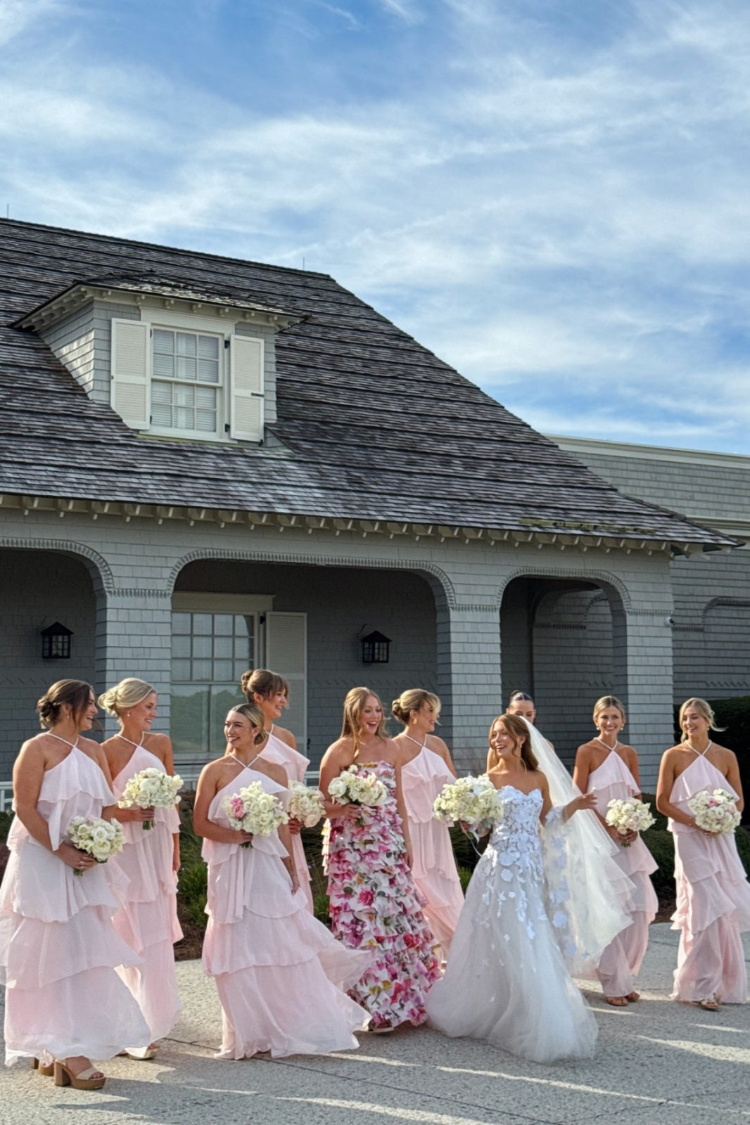 Pink Pearl Halter Bridesmaid Dress – Dressesforparty