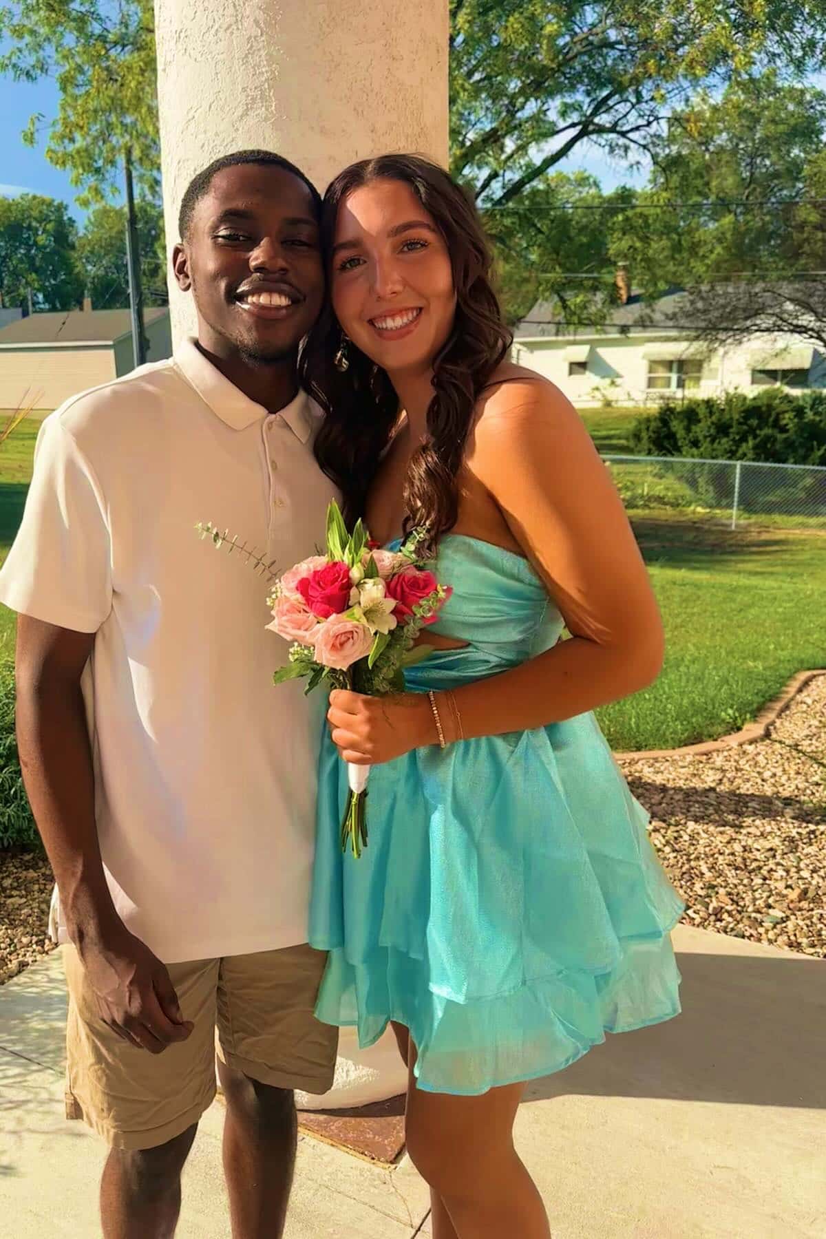 Blue Strapless Heart-Shaped Cutout Mini Dress Dressesforparty Blue Strapless Heart-Shaped Cutout Mini Dress Dressesforparty