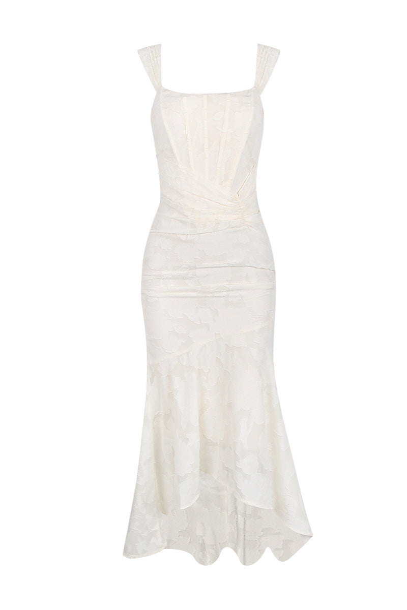 lace midi dresses for women Elegant Black Short Sleeve Midi Lace Cocktail Dress - 3XL main image 0