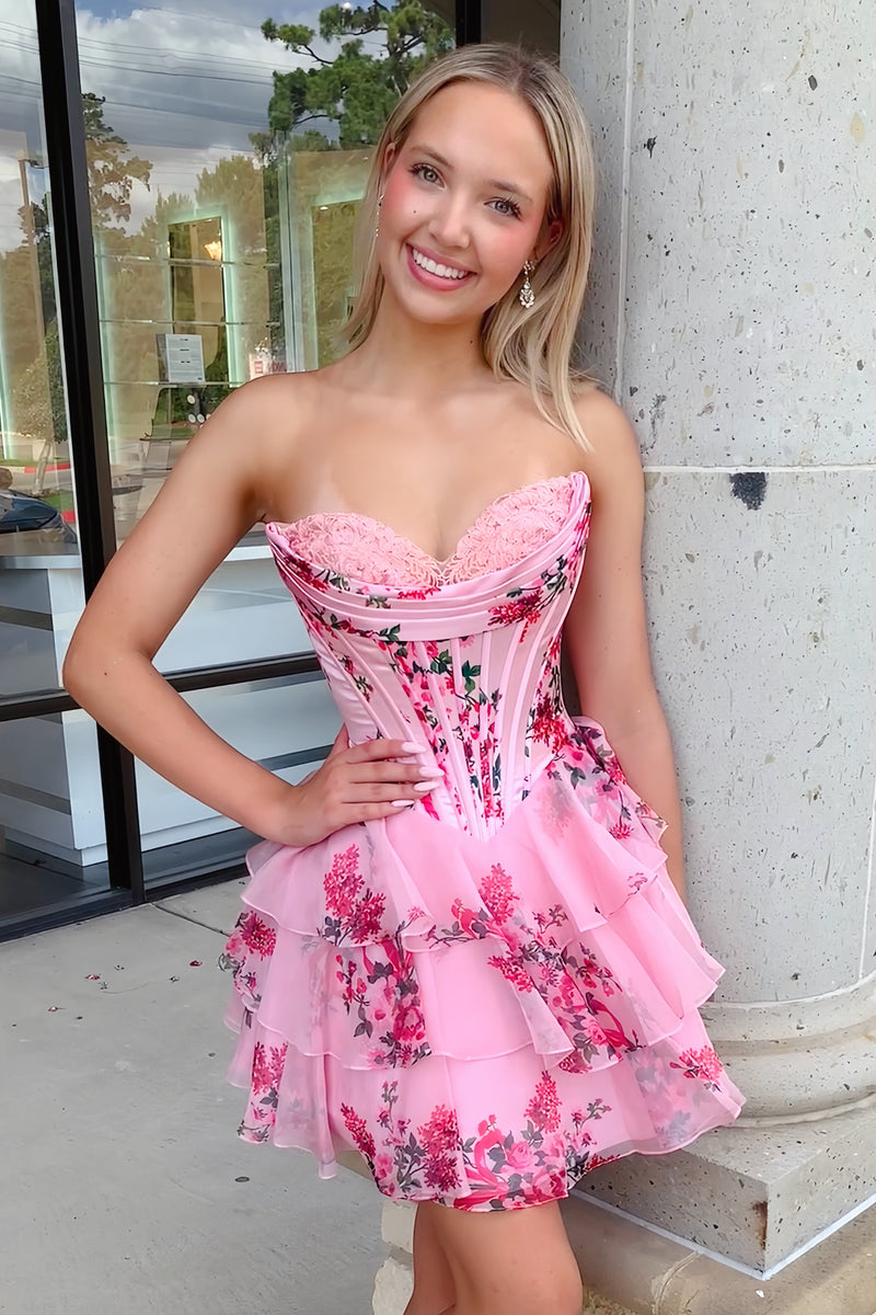 Floral Homecoming Dress Dressesforparty Floral Homecoming Dress Dressesforparty
