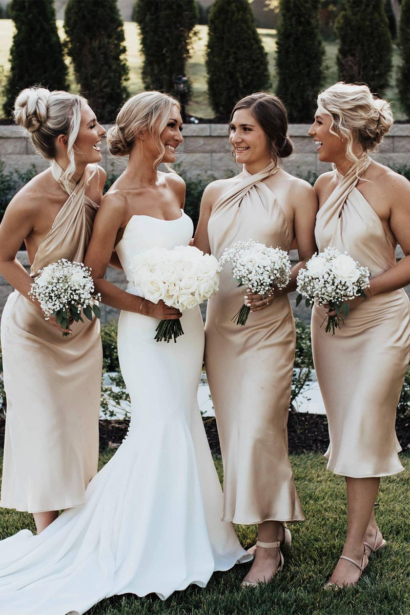 Cami Strap Tiered A-Line Chiffon Bridesmaid Dress in Moss Green main image 0