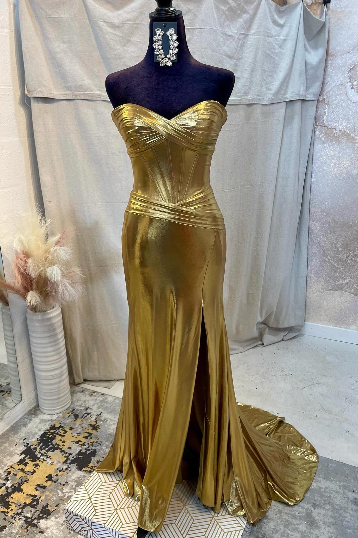 Sweetheart Black Metallic Mermaid Long Party Dress – Dressesforparty