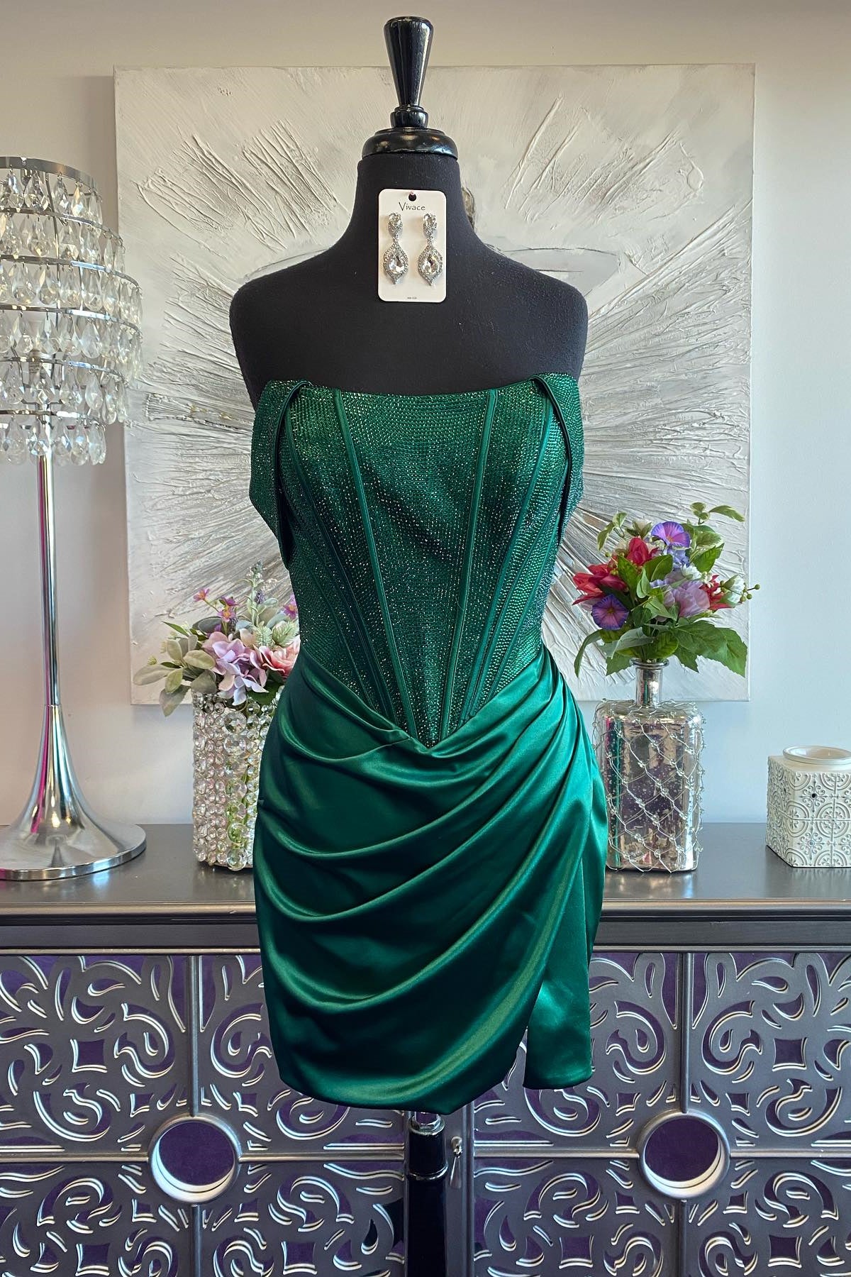 Off the Shoulder Green Beaded Tight Mini Dress Dressesforparty Off the Shoulder Green Beaded Tight Mini Dress Dressesforparty