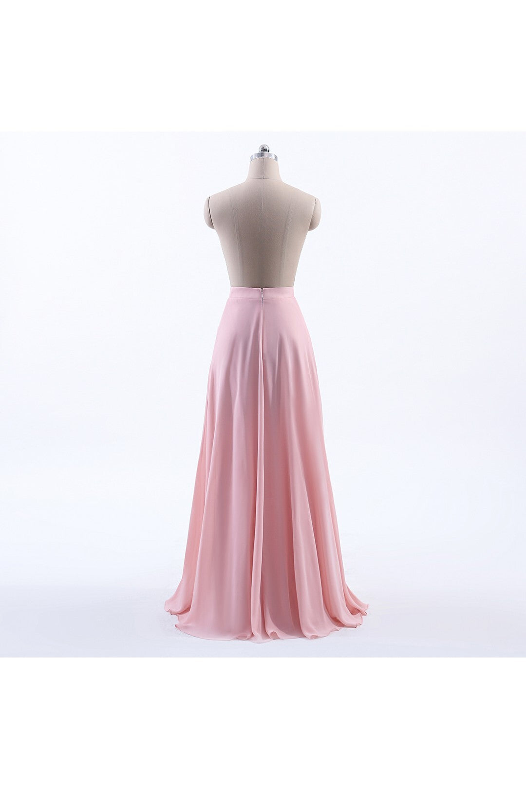 Pink Chiffon A-line Bridesmaid Skirt