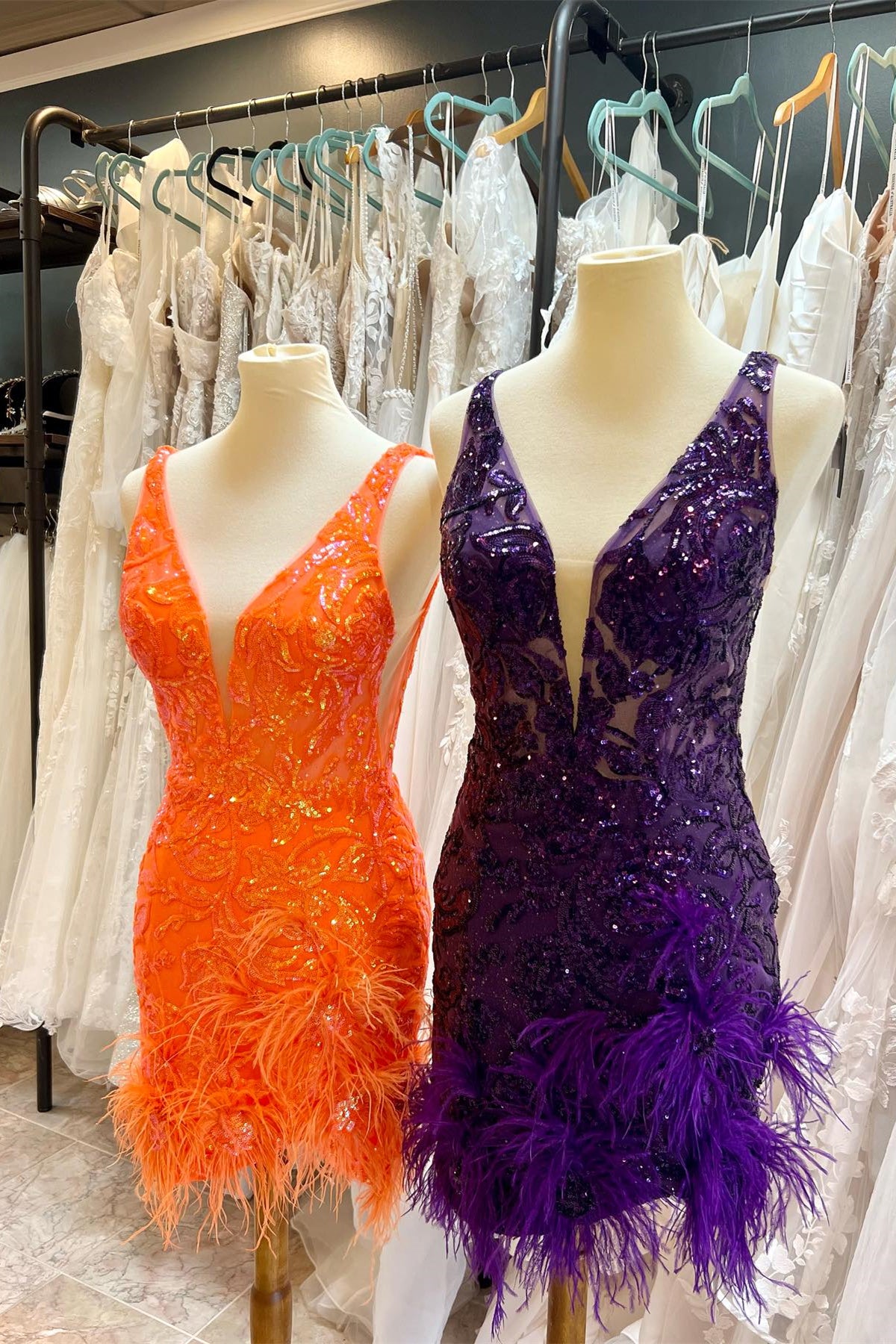 orange and purple mini dress Faithfull The Brand Audrina Orange & Purple Crepe Mini Dress NWT Size 12 Large